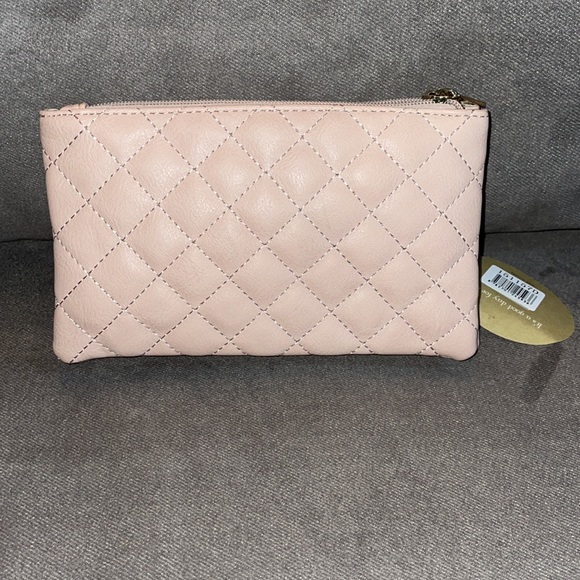 NEW.  Tan Leather Wallet and/or crossbody purse. - Picture 2 of 5